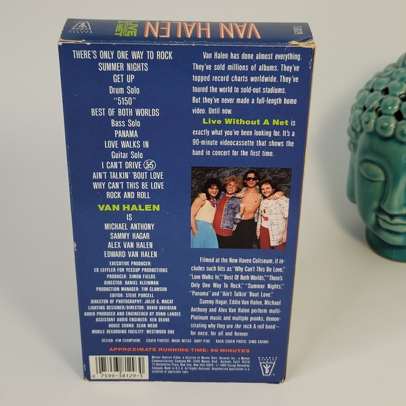 Van Halen VHS Video Cassette Tape Rare - Picture 3 of 9